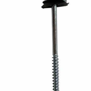 Hex head wood screws with  rubber and metal washers