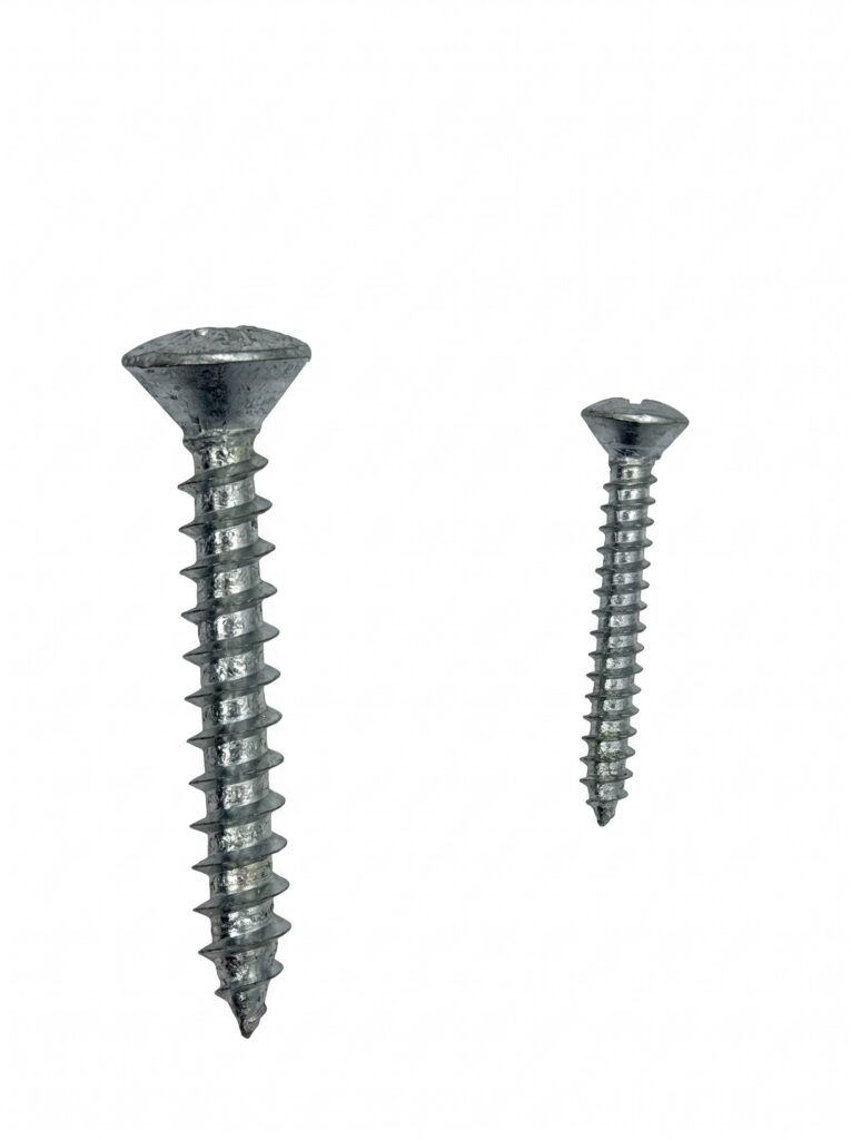 Slotted Oval Countersunk Head Tapping Screws